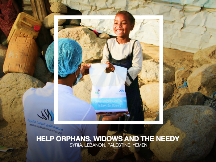 Help Orphans, Widows and The Needy (Syria, Lebanon, Palestine, Yemen)